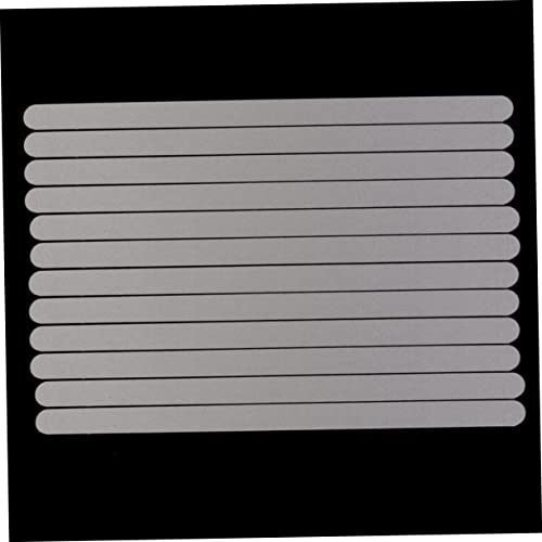 VOSAREA 24pcs Slip Stickers for Bath Safety Transparent Non Slip Strips Adhesive for Bathtubs Showers Stairs and Floors Grip - size: 24 pcs