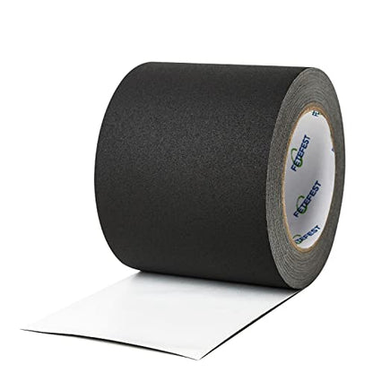 Gaffers Tape 4 inch Black, 30Yards Heavy Duty, Professional Grade Large Gaffer Tape 4", Non-Reflective No Residue Hand Tear Self-Adhesive (4" Black, 1 Roll) - color: 4" Black (1 Roll)