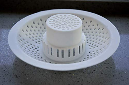Hairstopper Drain Cover Hair Catcher for Shower and Bathtub, Protects Against Clogs Without Blocking Water Flow, White, 3 Pack | Protects Against Clogs Without Blocking Water Flow, Fits Most Standard Size Shower and Bathtub Drains, 3 Pack - size: 3 Count,