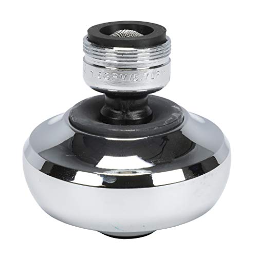 Danco Dual Thread Premium Swivel Water-Saving Sprayrator, Chrome, (10501) - color: Chrome, size: Dual Thread Premium Swivel Water-Saving