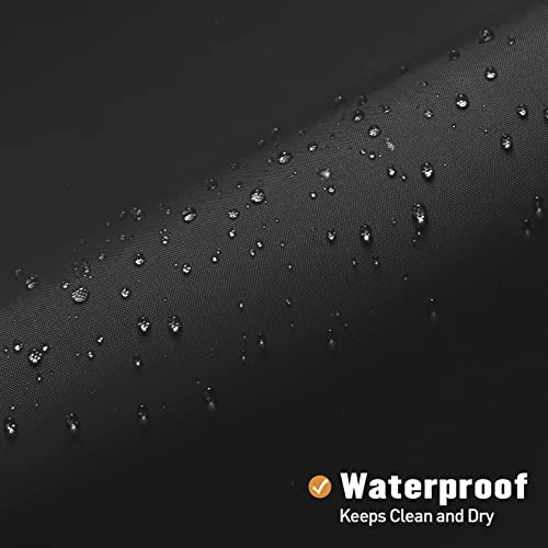 MitoVilla Extra Long Shower Curtain Liner, Black Shower Liner Fabric with Plastic Hooks, Waterproof Bath Curtain Liner Polyester Soft Lightweight, 72 x 84 Inches, Washable - color: Fabric - Black, size: 72"W x 84"L (Pack of 1)