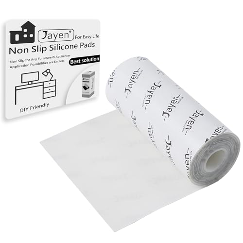 Non Slip Self Adhesive Silicone Cuttable Furniture Pads - 5x40 inch | widely used, functionality, easy to use - color: 5x40 Translucent
