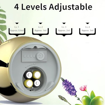 Automatic Soap Dispenser, Rubber Black | 4 Levers Adjustable, Touchless Liquid Dispenser, Infrared Motion Sensor, Waterproof, 300ml/11oz - color: Black
