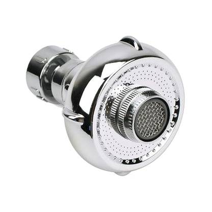 360° Swivel Kitchen Faucet Aerator,Anti-Splash Dual-function Kitchen Faucet Sprayer Attachment,Large-diameter Shower Head Sink Aerator,Water Saving,Engineering Plastic PA66-3 Inch - style: SHORT