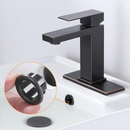 Sink Overflow Ring Oil Rubbed Bronze: ARCORA 2 Pack Bathroom Kitchen Sink Basin Trim Overflow Cover Hole Insert Cap - color: Oil Rubbed Bronze-2 Pack