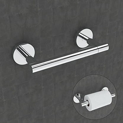 RARXTR Toilet Paper Holder Chrome SUS304 Stainless Steel Double Post Pivoting Polish Chrome Toilet Paper Roll Holder Wall Mounted Toilet Tissue Holder for Commercial Bathroom RV, Polished, 2 Pack - color: Chrome, size: Wall Mount 2 Pack