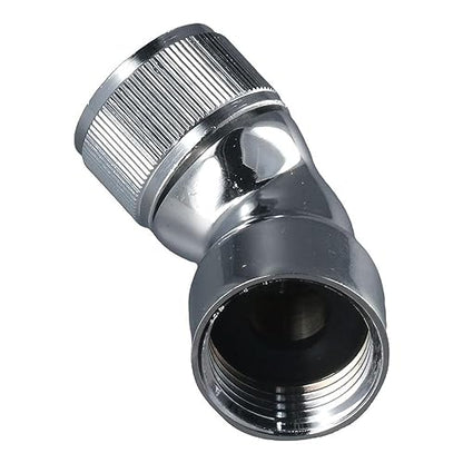 45 Degree Handhold Shower Elbow Adapter Shower Head Elbow Adapter Female to Female Chrome