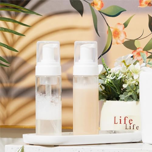 Havawish 12 Pcs 3.4 Oz/ 100 ml Foaming Soap Dispenser Foaming Pump Bottle Plastic Travel Hand Portable Container for Liquid Shampoo, Lash Cleanser - size: 3.4 Oz/ 100 ml