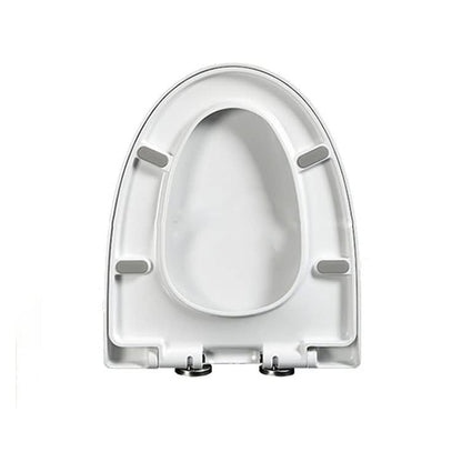 Quick Release Toilet Seat V with Cover - Easy Clean Oval Toilet Seat with Adjustable Hinges and Soft Close Lid (Model 01c) - size: 01a