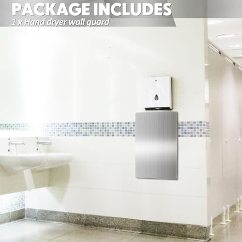Gisafai 1 Pcs 24 x 16 Inch Stainless Steel Backsplash Panel Hand Dryer Splash Guard Wall Backsplash Protector with Ultra Strength Adhesive for Bathroom, Kitchen, Stovetop - size: 24 X 16 Inches