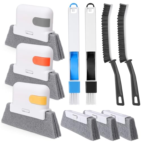 Palksky Window Track Cleaner Set, Window Groove Cleaning Brush Tools, 7PCS