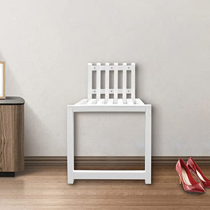 Wall Mounted Folding Chair, Door Shoe Cabinet Hidden Footstool, Folding Bathroom Balcony Living Stool, Folding Shower Seat, for Entrance Bathroom Bedroom