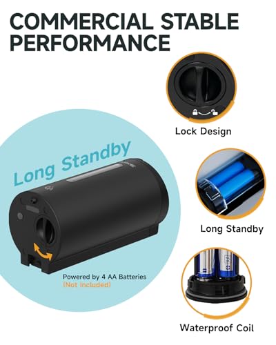 AIKE Classic Automatic Soap Dispenser,25oz for Bathroom,Matteblack AK1205E | 5-Level Adjustable and Savety Key for Commercial(4*AA Batteries Not Included),No-drill and Screw Wall Mount for Space-Saving - color: Matteblack Stainless Steel