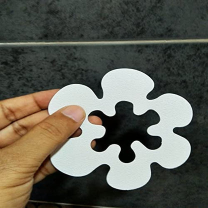 COMPAC HOME Select Safe-T-Shapes, Large, White Daisy 14 Count (Pack of 2) - size: Large (Pack of 2)