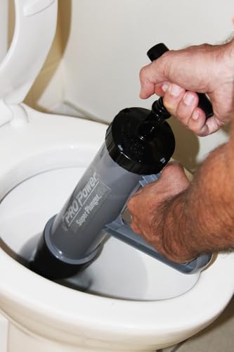 K-CO Innovations PRO Power® Super Plunger® - Powerful Toilet Plunger Utilizing Water Pressure to Clear Clogs - Made in USA by Disabled Veterans (Plunger Only)