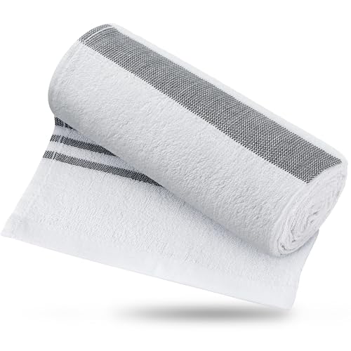 MINI 100% Cotton Camping Travel Towel - Small, Ultralight, Fast Drying, Highly Absorbent, Soft and Gentle on The Skin, Safe for The Planet (28" x 13" White) - color: White Mini