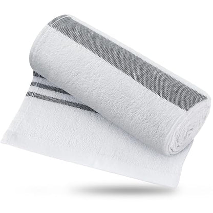 MINI 100% Cotton Camping Travel Towel - Small, Ultralight, Fast Drying, Highly Absorbent, Soft and Gentle on The Skin, Safe for The Planet (28" x 13" White) - color: White Mini
