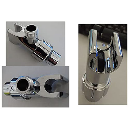 Shower Arm Holder for Handheld Shower Head, Adjustable Mount Bracket, G 1/2 3-Way Shower Arm Adapter with Swivel Ball,Universal Mount,Arm（abs） - color: Arm（ABS）