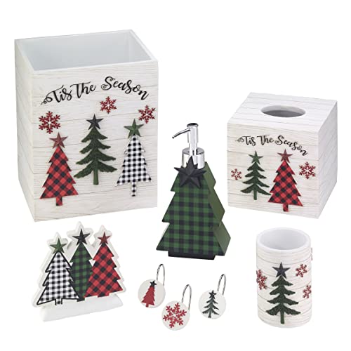 Avanti Linens - Fingertip Towels, Soft & Absorbent Cotton Velour, Christmas Decorations, Set of 4 (Tis the Season Collection) - size: 4pc Fingertip Towels