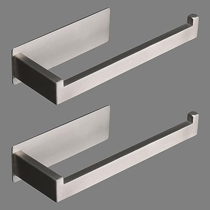Hand Towel Holder, Strong Self Adhesive Hand Towel Ring, Thicken SUS304 Stainless Steel Hand Towel Bar/Rack, No Drilling Modern Hand Towel Hanger (Brushed Nickel, 2 Pack 9 in) - color: Brushed Nickel, size: 2 Pack 9 In