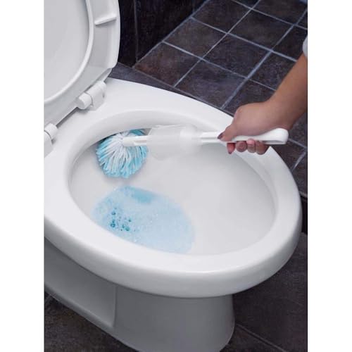 Fuller Brush Toilet Bowl Cleaner Brush – Antimicrobial Toilet Swab with Soft Non-Scratch Head, Long Handle, Deep Cleaning Under Rim (Pack of 2) - size: 2 Pack
