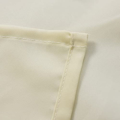 Waterproof Nylon Fabric Shower Curtain or Liner Machine Washable & Breathable 72x72inch (Standard Size) Ivory 1 Panel