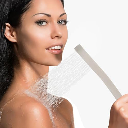 Handheld Shower Head，High Pressure Brushed Nickel Shower Head,Water Saving Detachable Shower Wand with Solid Brass Body and 5 ft Flexible Hose, Easy to Clean and Durable - color: Brushed Nickel