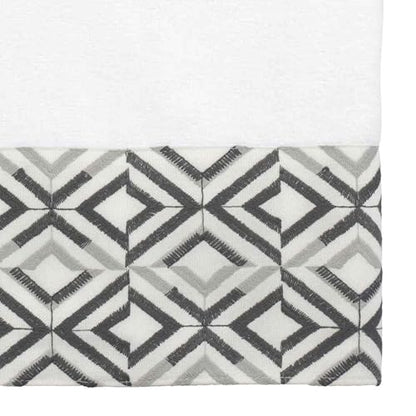 Avanti Linens - Bath Towel, Soft & Absorbent Cotton (Harlow Collection, White) - color: White, size: Bath Towel