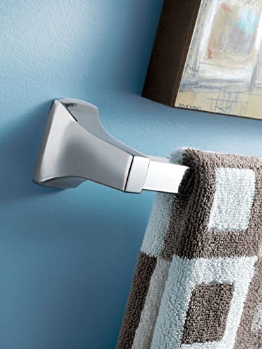 Moen Donnor Collection Chrome 6.25-Inch Diameter Wall Mount Contemporary Bathroom Hand-Towel Ring, P5860, (Pack of 2) - size: 1 Count (Pack of 2)
