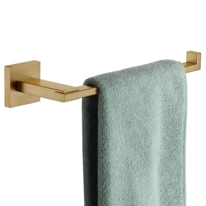 KOKOSIRI Towel Bar for Bathroom Wall Hand Towel Rack Holders Champagne Bronze Stainless Steel Heavy Duty Bathroom Organization and Storage, B3006CPG - color: Champagne Bronze