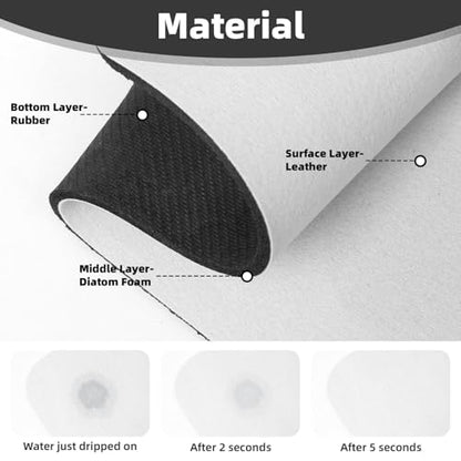Strawberry Print Strawberries Kitchen Sink Splash Guard Faucet Mat Super Absorbent Fast Drying Mat Sink Gadgets-Fast Drying Pad Sink Mat For Kitchen Bathroom (15" X 5.5" ) - color: Strawberry