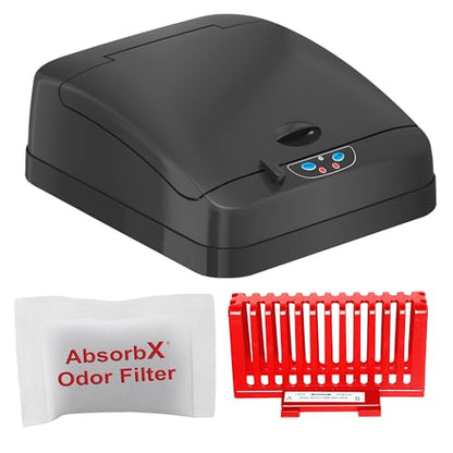 iTouchless New Sensor Trash Can Lid Replacement for Models IT13MX, IT13MXL, DZT13P, DZT13PL, DZT13M, and DZT08P, DZT08PL, and Other Variants - color: Black Lid