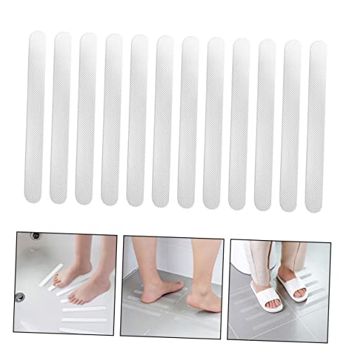 Ciieeo 12pcs Bathtub Sticker Slip Shower Sticker Skid Strips Peva Nonslip Adhesive Strips for Bathroom Safety