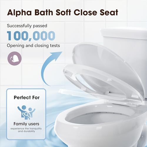 17.3” Elongated Toilet with Soft Close Seat, Two piece Toilets for Bathroom | Nano Self-Cleaning Glaze, 1.27 GPF, Watersensed/ADA/MAP1000/cUPC, Easy to Clean & Install, 12" Rough-In - color: TPT003 - 1.27 GPF Classical with single flush