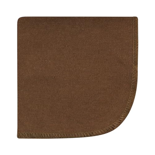 Hudson Baby Unisex Baby Flannel Cotton Poly Washcloths, Cowboy 12 Pack, One Size - color: Cowboy 12 Pack