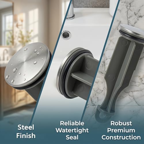 Faucet RP5648BN Drain Stopper for Delta Faucets,1-1/4 x 4 Inch Pop-Up Style | Bathroom Sink Plumbing Fixture