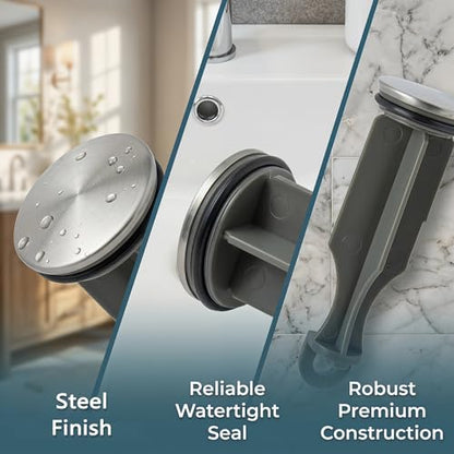 Faucet RP5648BN Drain Stopper for Delta Faucets,1-1/4 x 4 Inch Pop-Up Style | Bathroom Sink Plumbing Fixture