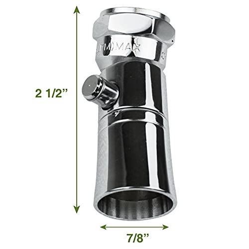 LDR Industries 520 1100CP-18 Water Saving Showerhead with Push Button Flow Control, Chrome Plated Brass