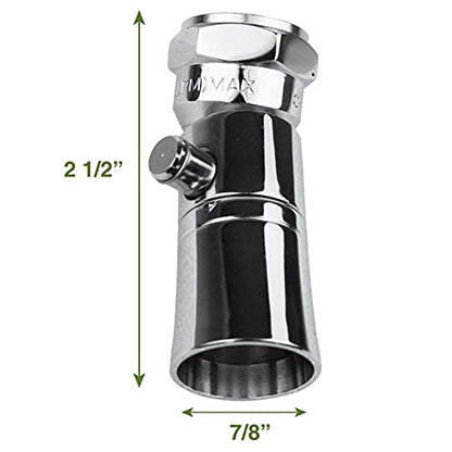 LDR Industries 520 1100CP-18 Water Saving Showerhead with Push Button Flow Control, Chrome Plated Brass