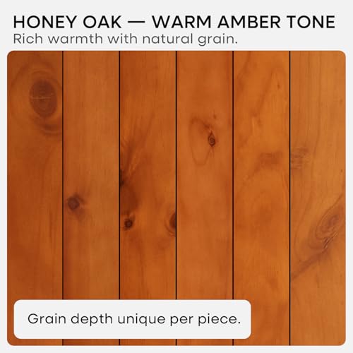 Oak Floating Shelves 36 inches Long, High End Solid Real Wood 36 inch Floating Shelf for Room Wall, Honey Oak Wooden 36inch Kitchen Shelves, Heavy Duty Bracket, 36 X 6.5 X 1.75 in, Set of 2 - color: Honey Oak - Warm Amber Tone, size: 36 inch