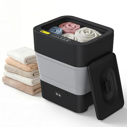 Foldable Towel Warmer,30L Hot Towel Warmers for Bathroom and SPA with 24H Timer,Large Auto Shut Off Towel Heater Bucket Fits Up to Oversized Towels,Bathrobes,Blankets,Fast Heating Towel Dryer for Home