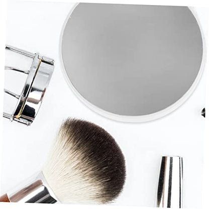 Outanaya 2pcs Unique Suction Cup Mirror Magnifying Lighted Makeup Vanity Mirror for Bathroom
