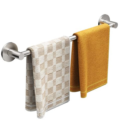 Magnetic Towel Bar, Adjustable Towel Rod, Silver, 1 Pack | Larger Magnetic Base, Non-Slip, Hidden Magnet, 304 Stainless Steel Magnetic Towel Holder for Refrigerator, Dishwasher, Oven - color: Magnetic–silver