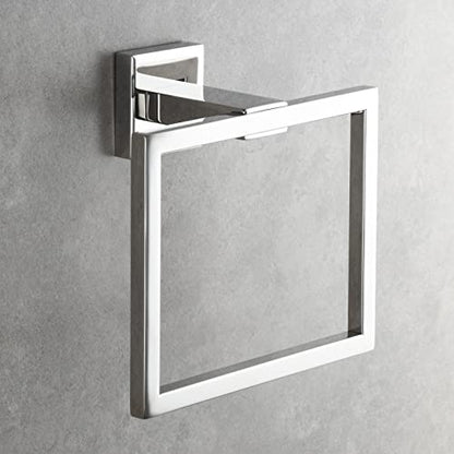 Stainless Steel Hand Towel Holder Wall Mounted Towel Ring for Bathroom, Mirror Polish, SBH239 - color: Mirror Polish
