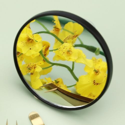 10x Magnifying Cosmetic Mirror 3pcs Set with Double Suction Cups Portable Compact Makeup Mirror for Travel and Personal Care