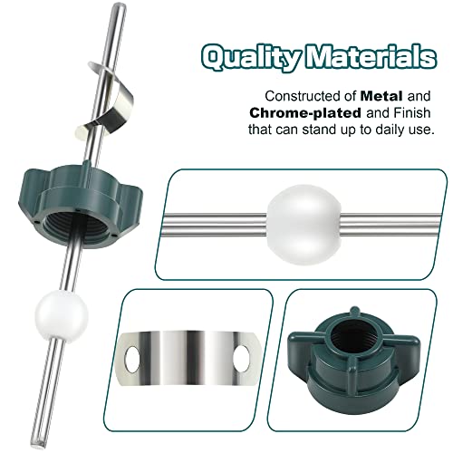 2 Pcs Pop up Center Assembly, Compatible with Price Pfister Pop up Stopper | Compatible with Price Pfister Pop up Stopper, Pivot Rod Bathroom Sink Repair Kit, Chrome