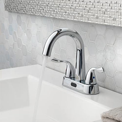 Homewerks 26-B423S-HW Two-Handle 4" Centerset Touchless Chrome Bathroom Faucet - color: Chrome