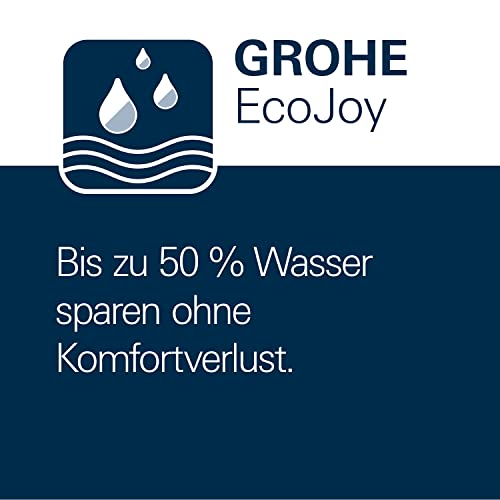 GROHE Precision Feel | Exposed Thermostatic Bath Mixer Valve | Cool Touch | Wall Mounted | Safety Button at 38°C | Knurl Grip | Diverter: Bath/Shower | Less Water & Perfect Flow | Chrome | 34788000