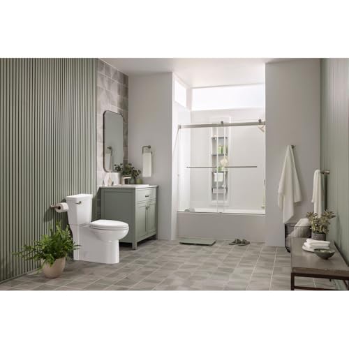 American Standard 5024A65G.020 Transitional Slow-Close Elongated Toilet Seat Soft Close, White - color: White