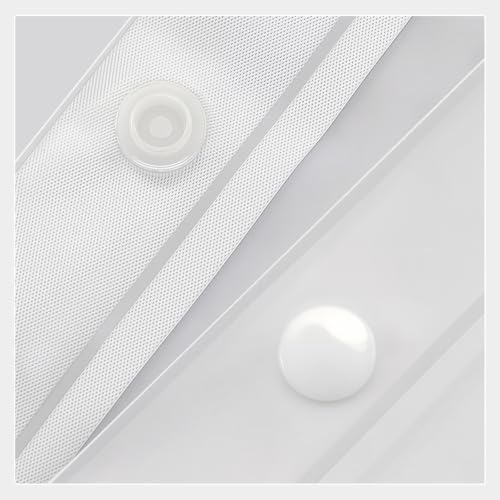 River Dream Plastic(PEVA) Snap in Shower Curtain Liner Replacement,70Wx54H | 100% Waterproof,Detachable Liner,Bottom Magnets,Water Wipeable，Fit for River Dream 71(W) x 74(H) with Window Shower Curtain